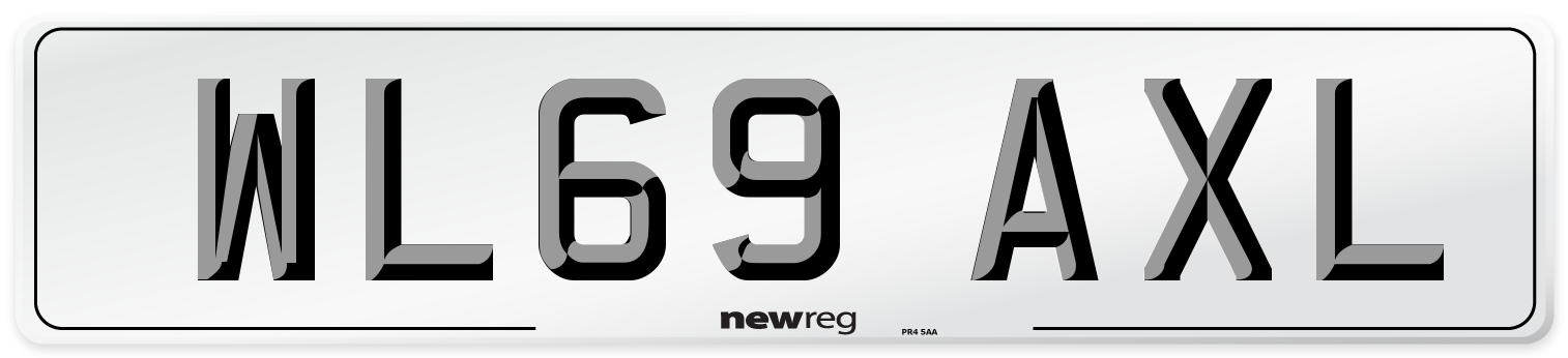 WL69 AXL Number Plate from New Reg